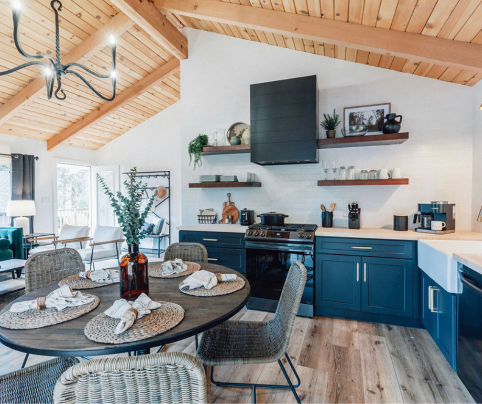kitchen floating Shelves